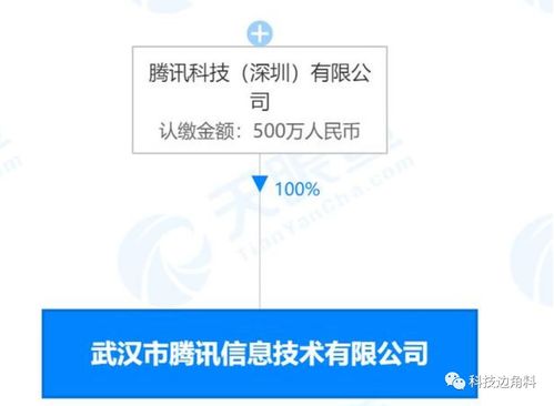 騰訊在武漢成立全資子公司，注冊資本500萬專注于軟件開發(fā)